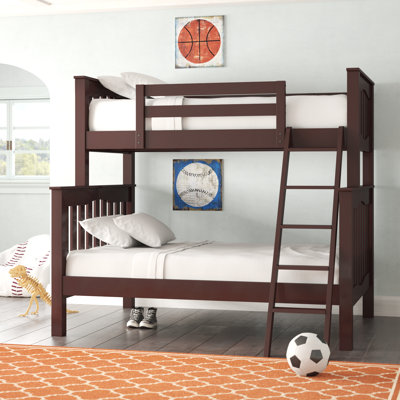 Edington Twin Over Full Solid Wood Standard Bunk Bed by Epoch Design by Harriet Bee