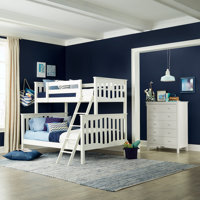 Edington Twin Over Full Solid Wood Standard Bunk Bed by Epoch Design by Harriet Bee