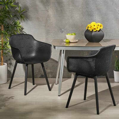 Artha Outdoor Patio Dining Chair by Wade Logan