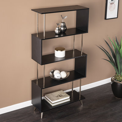 Sutherland 60.5" H x 31.5" W Iron Geometric Bookcase by Willa Arlo Interiors