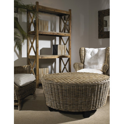 Clive Cocktail Ottoman by Rosecliff Heights