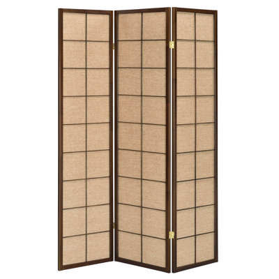 Nicosia 71" H Solid Wood Folding Room Divider by Canora Grey