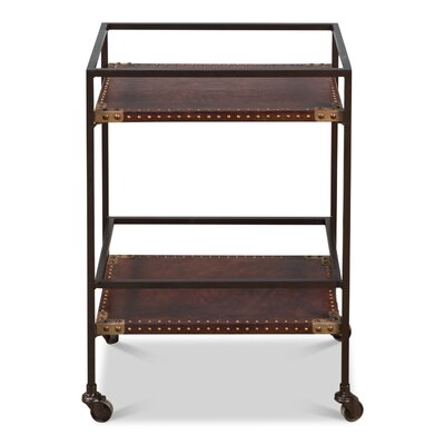 Miriam Industrial Bar Cart by 17 Stories