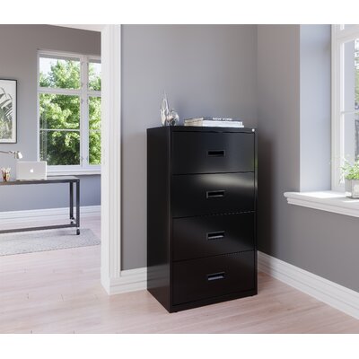 Fournier 4-Drawer Lateral Filing Cabinet by Inbox Zero