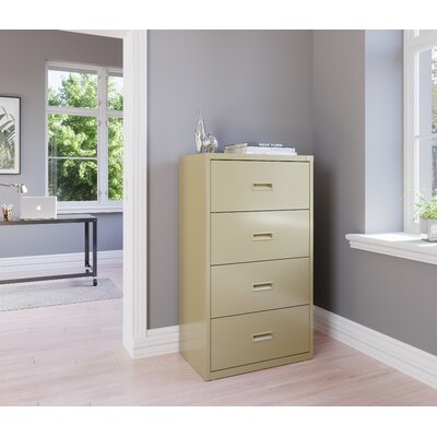 Fournier 4-Drawer Lateral Filing Cabinet by Inbox Zero