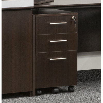 Medina Series 3-Drawer Mobile Vertical Filing Cabinet by Safco Products Company