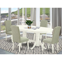 Ayush Butterfly Leaf Rubberwood Solid Wood Dining Set by Winston Porter