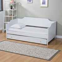 Solid Wood Daybed with Trundle by Red Barrel Studio