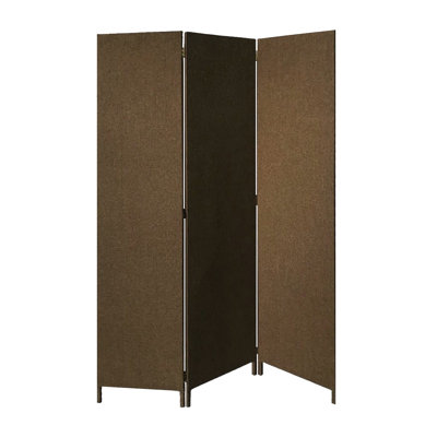 Delaporte 47" W x 71" H 3 - Panel Solid Wood Folding Room Divider by Hokku Designs