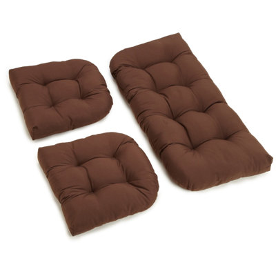 3 Piece Indoor Settee Cushion Set by Charlton Home