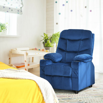 Heacock Kids Recliner with Cup Holder by Viv + Rae