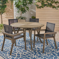Euro 5 Piece Dining Set by Union Rustic