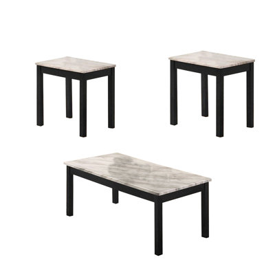 Dezia 3 Piece Coffee Table Set by Latitude Run