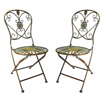 Culbreath Folding Patio Dining Chair by Fleur De Lis Living