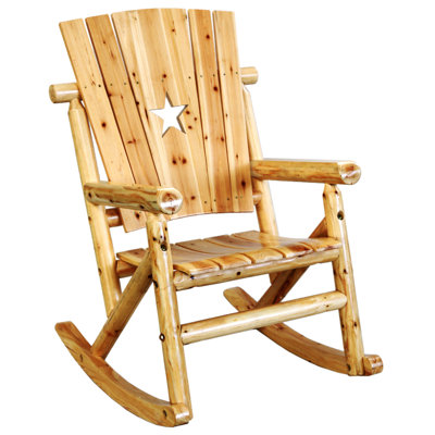 Alaniz Star Single Rocking Chair by Millwood Pines