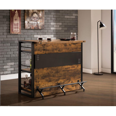 Eisenhart Bar with Wine Storage by 17 Stories