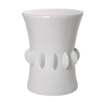 Moonya Ceramic Garden Stool by World Menagerie