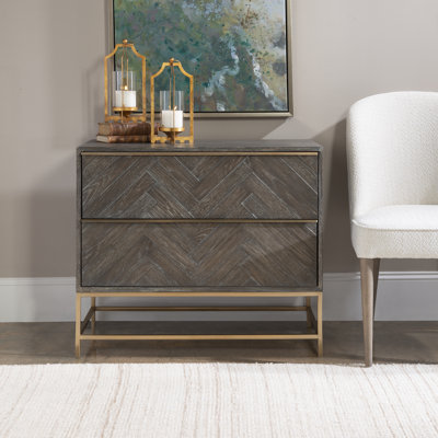 Julieta 2 Drawer Accent Chest by Everly Quinn