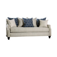 Cao 90" Chenille Recessed Arm Sofa by Darby Home Co