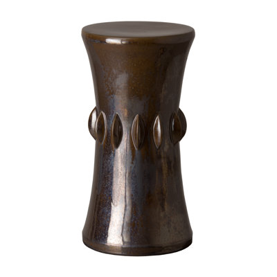 Moonya Ceramic Garden Stool by World Menagerie
