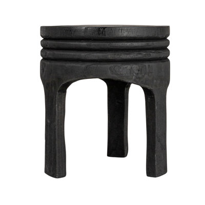 Kaleea Solid Wood Decorative Stool by Loon Peak