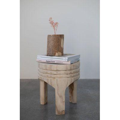 Kaleea Solid Wood Decorative Stool