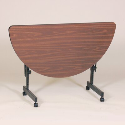 Dasaki Flipper Height Adjustable Training Table with Casters and Modesty Panel by Latitude Run