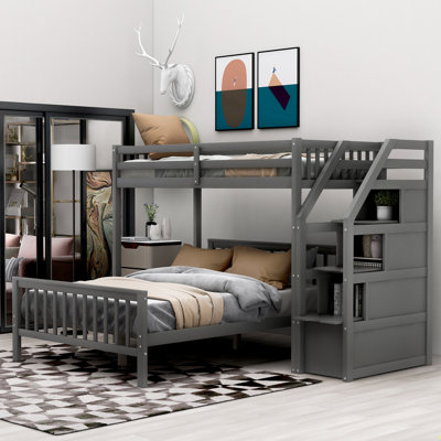 Douglaston Twin over Full L-Shaped Bunk Bed by Viv + Rae