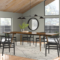 Hines Extendable Solid Wood Dining Table by Poly & Bark
