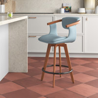 Dirksen Swivel Stool by Mistana