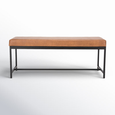 Alcott Faux Leather Bench by Joss & Main