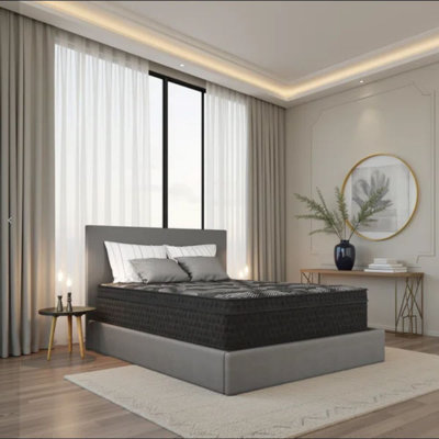 Airus Quilted Euro Top, Cooling Copper Memory Foam Hybrid - Firm Feel, 14" Mattress by White Noise