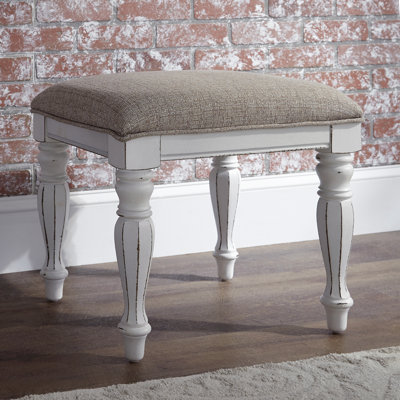 Colchester Vanity Stool by Laurel Foundry Modern Farmhouse