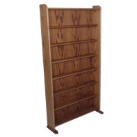 Shelf-Style Wooden DVD/VHS Rack - 07 Series by Rebrilliant