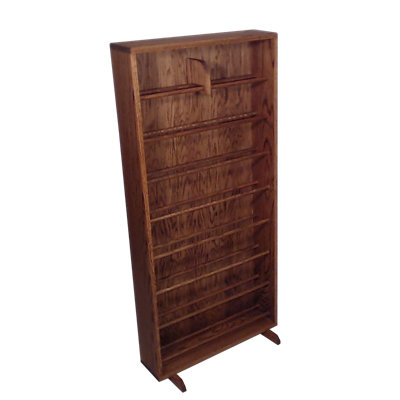 Dowel-Style Wooden CD Rack - 06W Series by Rebrilliant