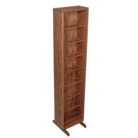 Dowel-Style Wooden CD Rack - 06W Series by Rebrilliant