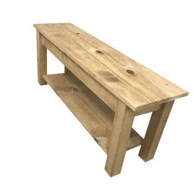 Della Wood Storage Bench by Loon Peak