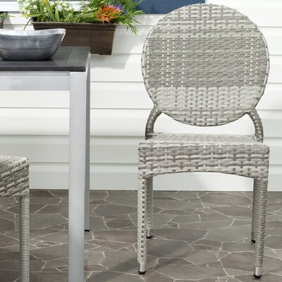 Ekkehard Stacking Patio Dining Chair by Ebern Designs
