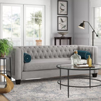 Miyoka 93" Tuxedo Arm Sofa by House of Hampton