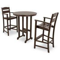 POLYWOOD Classics 3-Piece Round Bar Set by POLYWOOD