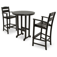 POLYWOOD Classics 3-Piece Round Bar Set by POLYWOOD
