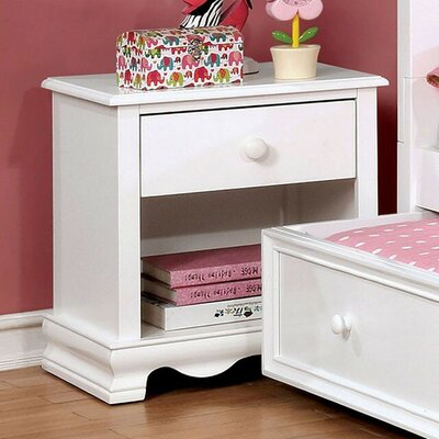 Gainesville 1 Drawer Nightstand by Zoomie Kids