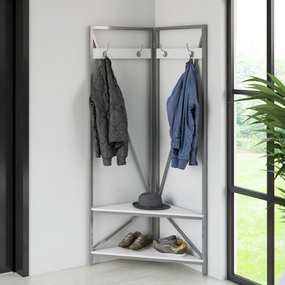 Alayaa Hall Tree with Shoe Storage by Ebern Designs