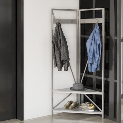 Alayaa Hall Tree with Shoe Storage by Ebern Designs