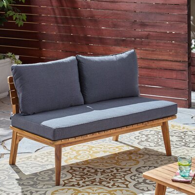 Eller 48.75" Wide Loveseat with Cushions by George Oliver