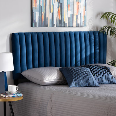 Coralee Velvet Upholstered Panel Headboard by Etta Avenue