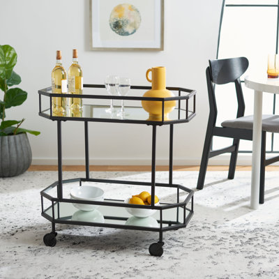 Beaminster Octagon Bar Cart by Everly Quinn