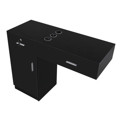 Dragon Beauty Salon Spa Equipment Set Wall Mount Hair Styling Barber Storage Cabinet by Latitude Run
