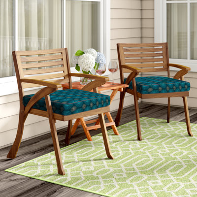 Outdoor Waterproof Square Seat Cushion Cover, Individual Box Cushion Sofa Couch Cover With Piping by Red Barrel Studio