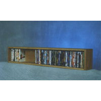 Shelf-Style Wooden CD/DVD/VHS Rack - 10 Series by Rebrilliant